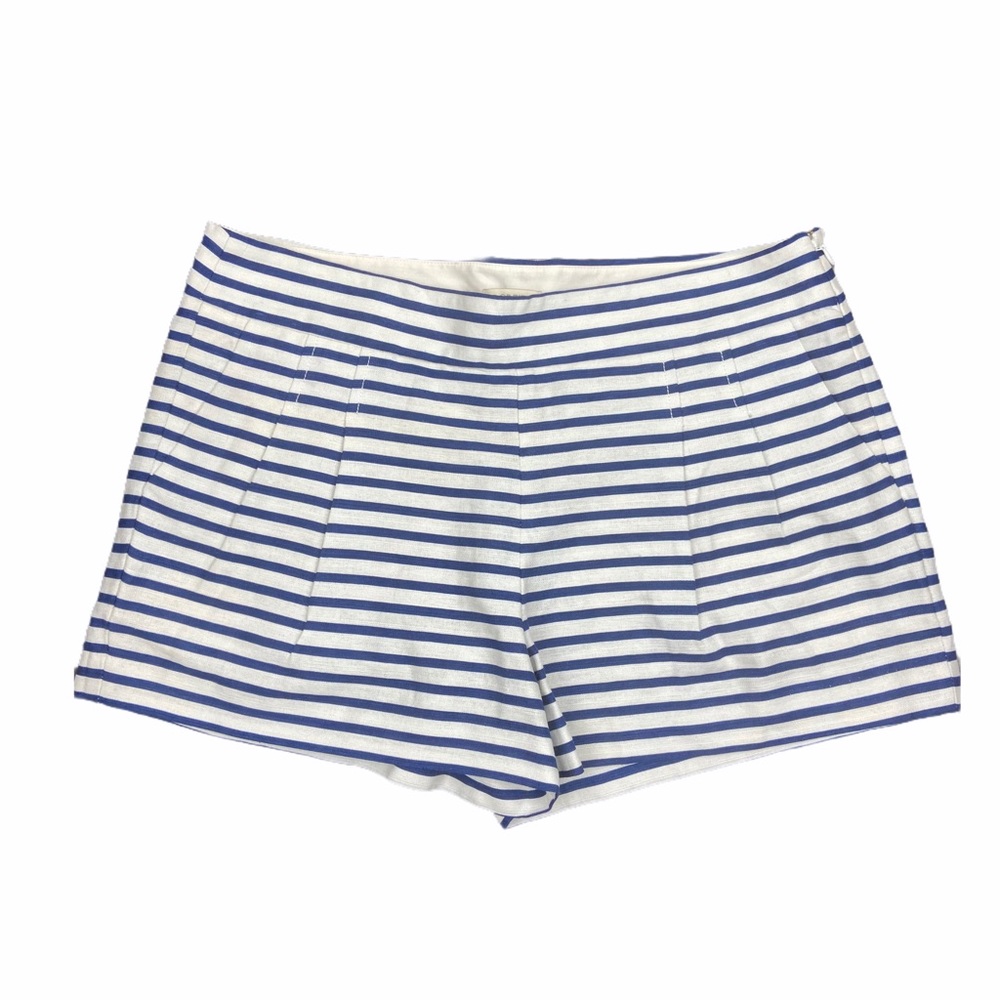 J.CREW Shorts Size 10 Blue & White